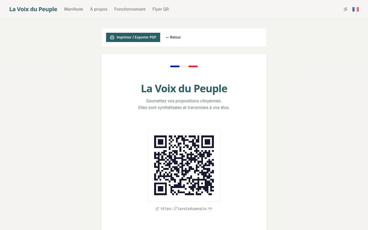 Flyer QR
